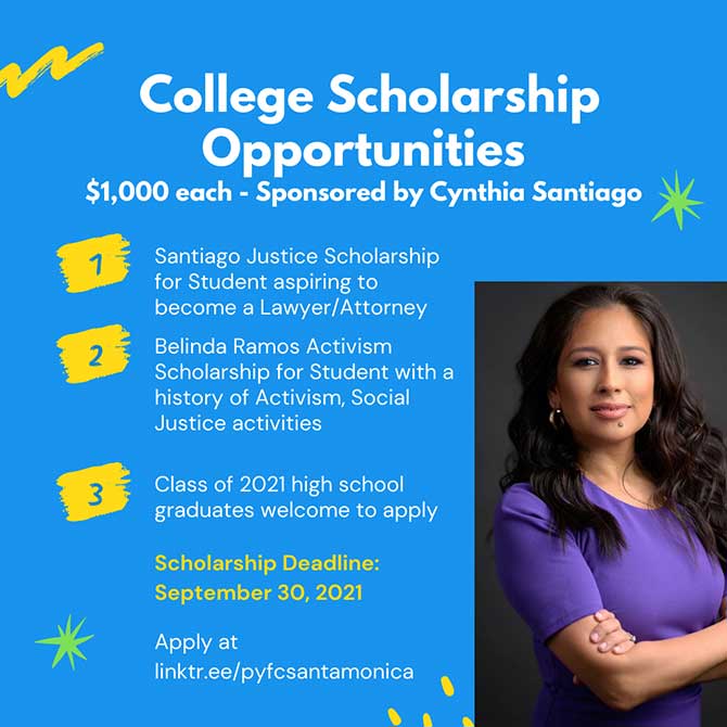 Cynthia Santiago PYFC Scholarship